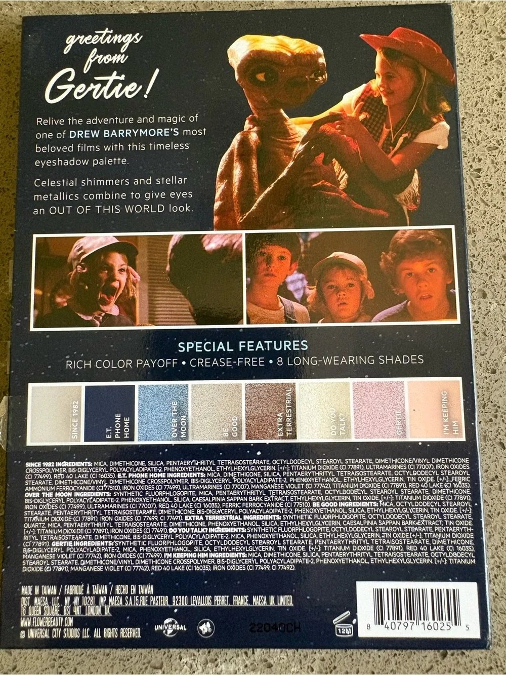 FLOWER x E.T. Eyeshadow Palette - Blue